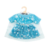 Doll Dress Ice Princess med Cape, 35-45 cm