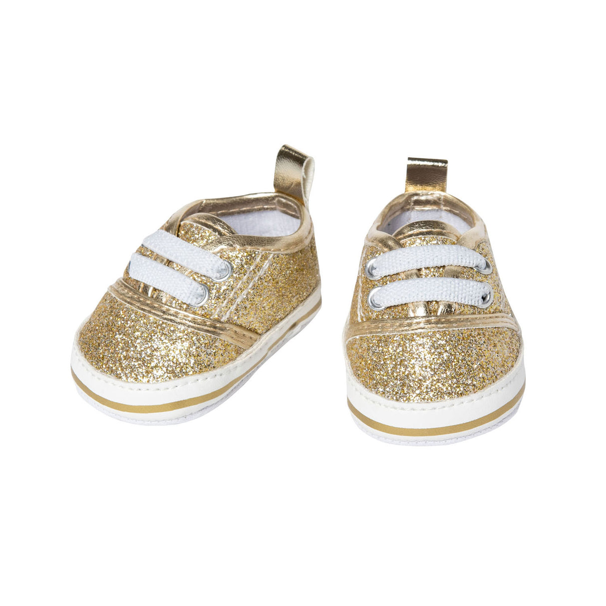 Heless Doll Sneakers Glitter Gold, 38-45 cm