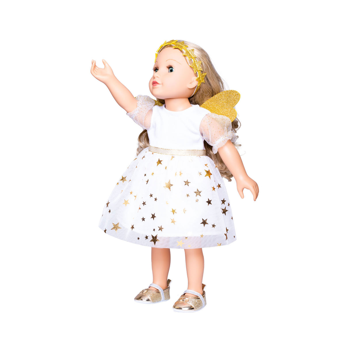 Heless Doll Dress Angel med stjerner, 28-35 cm