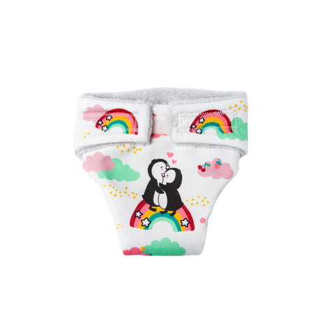 Heless Pinguin-Puppenwindeln 2 Stück, 28-35 cm