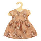 Molls Glitter Dress Gold Rose, 28-35 cm