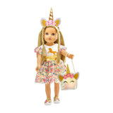 Accesorios de Heless Dolls Juego de unicornio Glitter, 38-45 cm