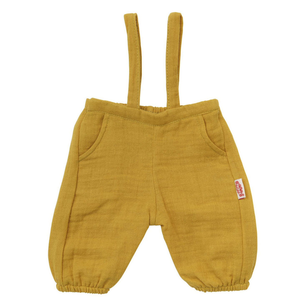 Heless Dolls Dungarees oker gul, størrelse 28-35 cm