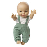 Heless Dolls Dungarees Green, 28-35 cm