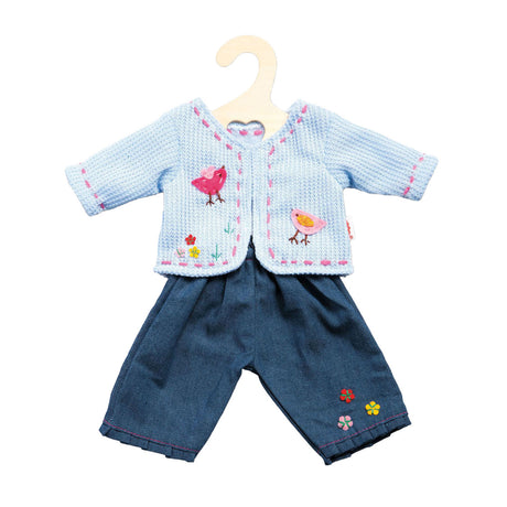 Heless Jacke mit Jeans rosa, 28-35 cm