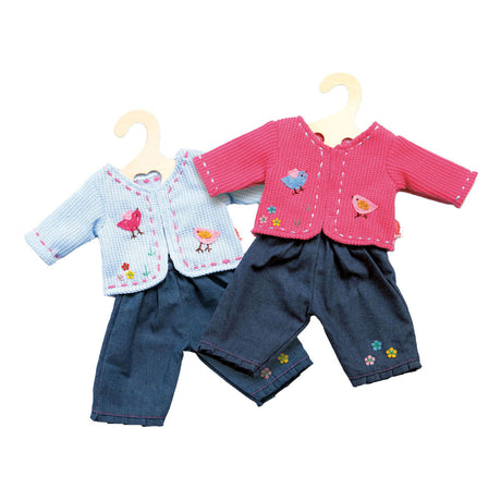 Heless Jacke mit Jeans rosa, 28-35 cm