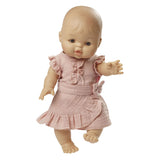 Heless Puppen Wickelrock rosa mit Rüschen, 35-45 cm