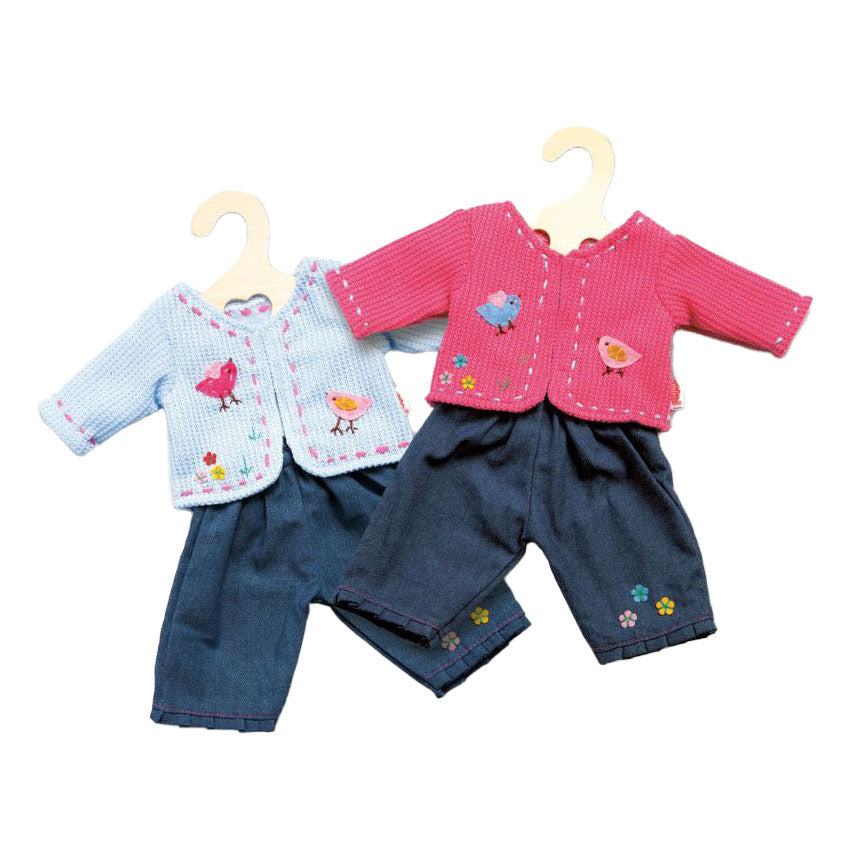Heless Jacke mit Jeansblau, 35-45 cm