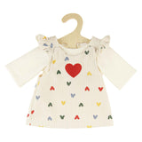 Heless Puppen-Cordkleid mit Herzkonfetti, 28-35 cm