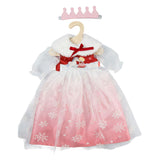 Heless poppenjurk winterprinses lumi met kroon en cape - maat 28-35 cm
