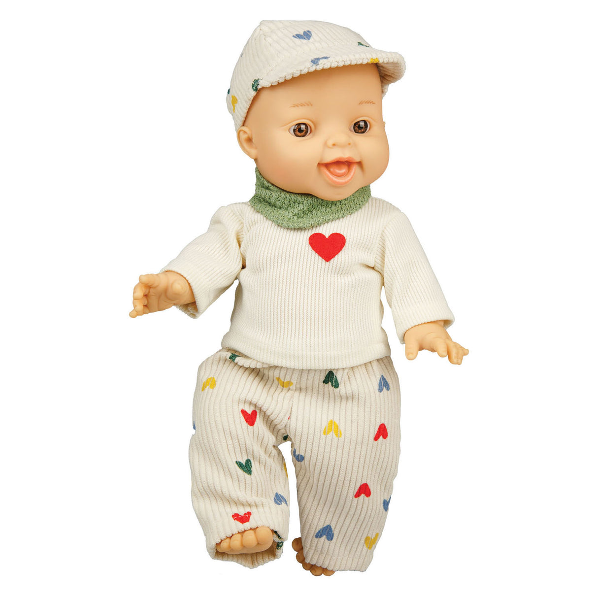 Heless jongens babypop met corduroy outfit - 34cm