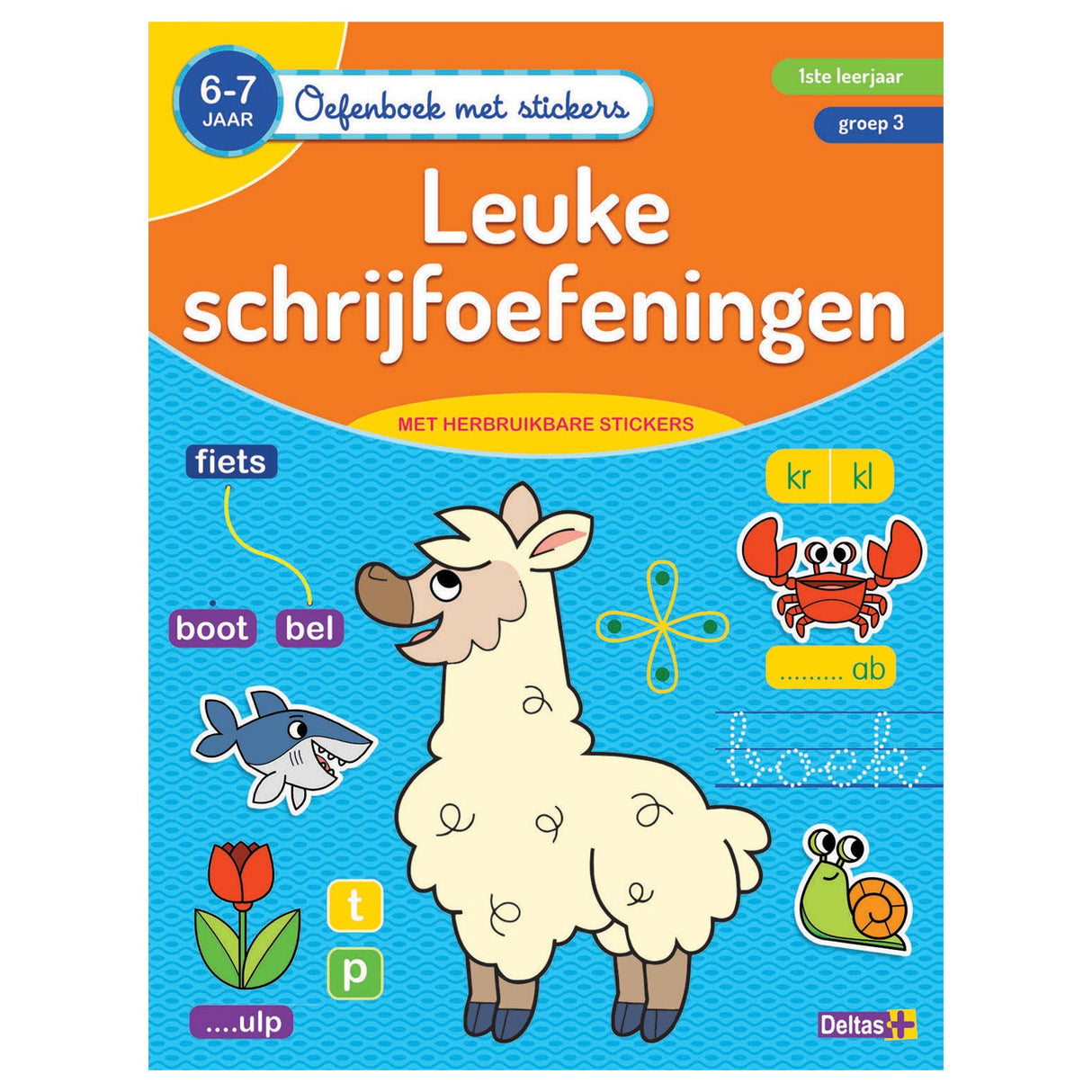 Deltas -Übungsbuch mit Aufklebern - Schöne Schreibübungen (6-7 Jahre)