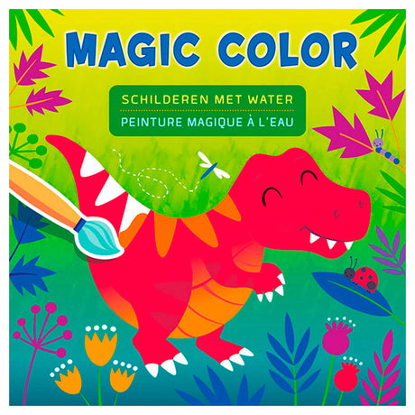 Deltas magische Dino-Farbmalerei mit Wasser