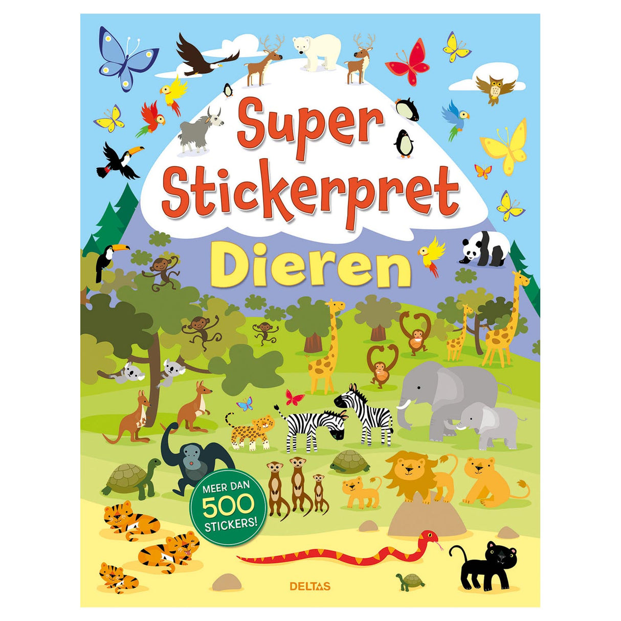 DelTas Super Sticker Spaass - Déieren