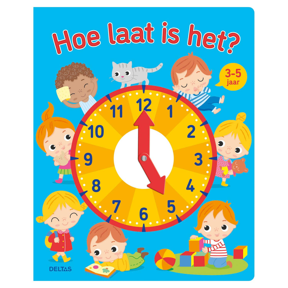 Libro de cartón de Deltas: ¿Qué hora es? (3-5 años)