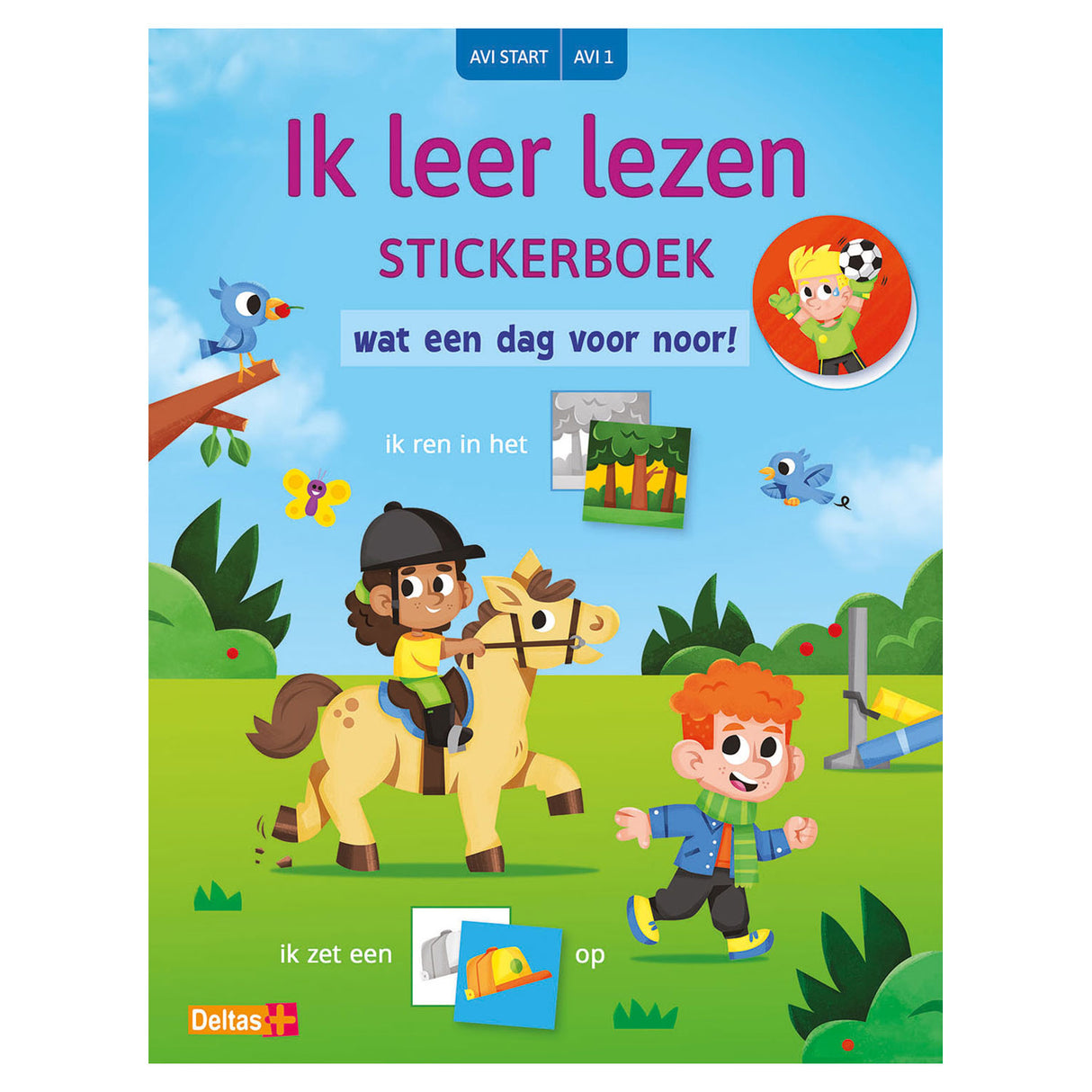 Deltas ik leer lezen stickerboek wat een dag voor noor! avi start