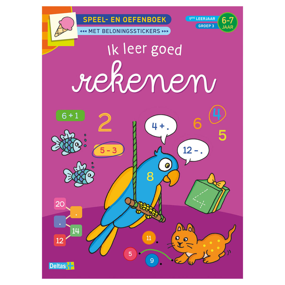 Deltas speelen oefenboek ik leer goed rekenen (6-7 jaar)