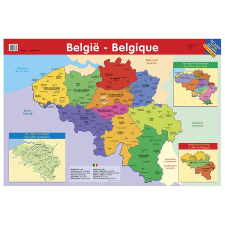 Deltas -Bildungsplakat - Belgien