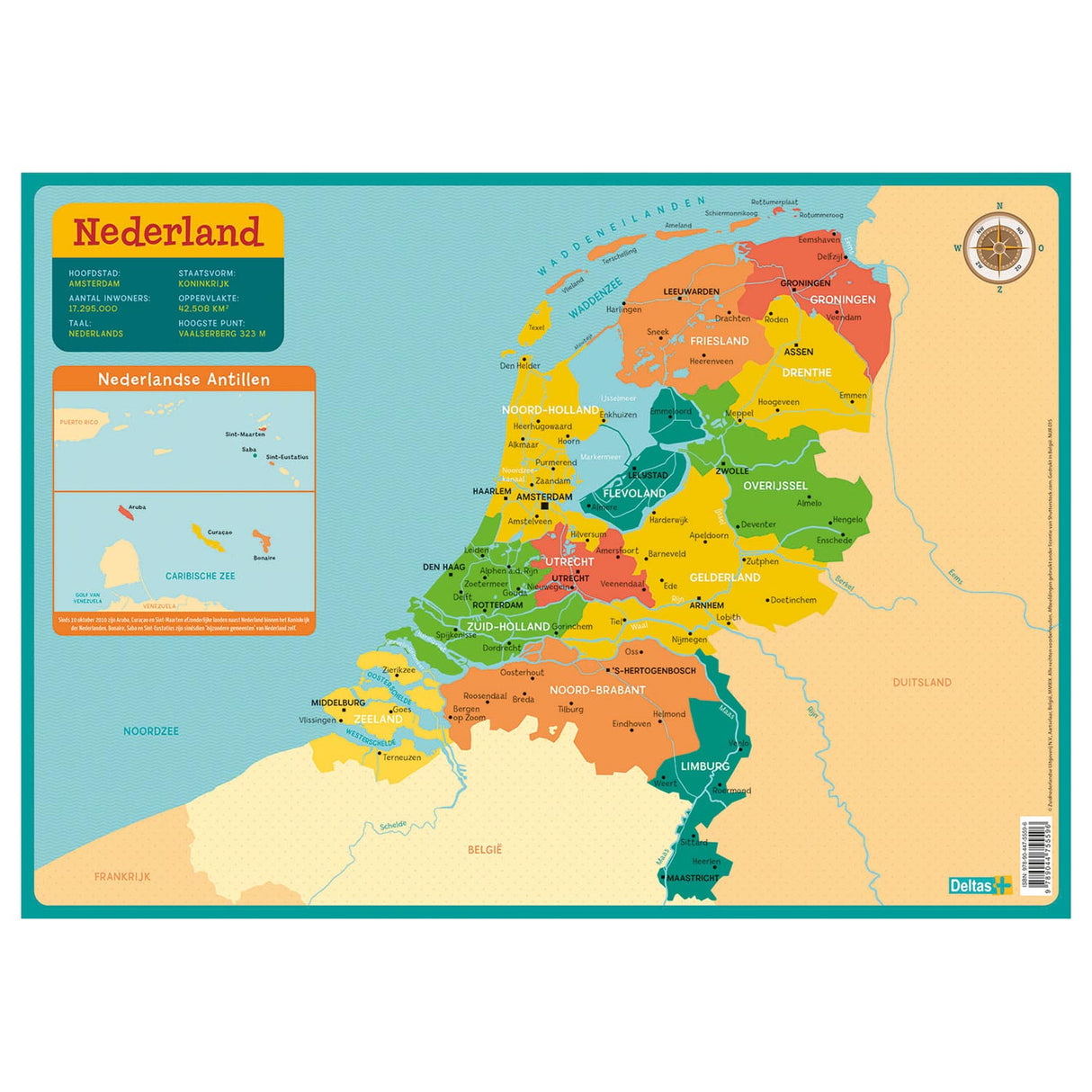 Deltas Bildungsgründer - Karte Nederland