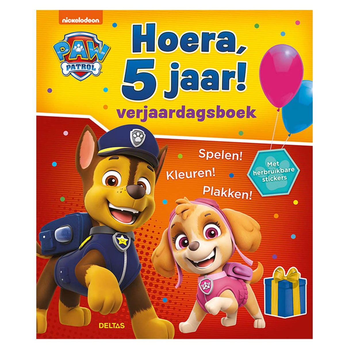 Deltas Paw Patrol Birthday Book - Evviva, 5 anni!