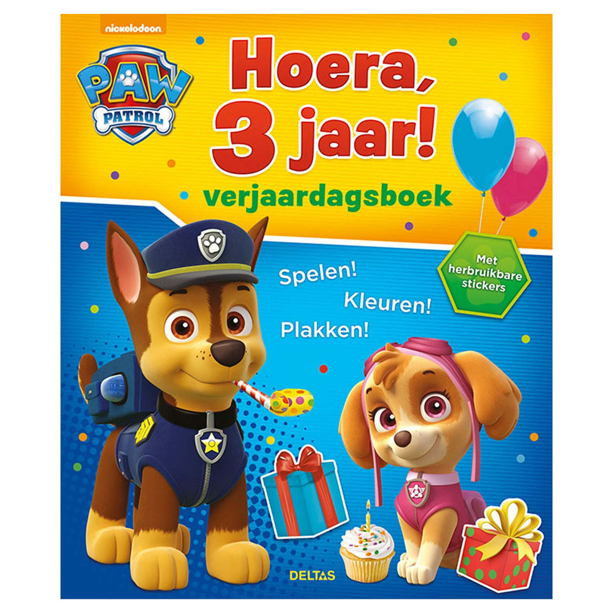 Libro di compleanno di Paw Patrol - Evviva, 3 anni!