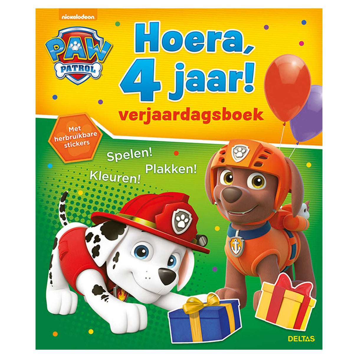 Kniha narozenin Deltas Paw Patrol - Hurá, 4 roky!