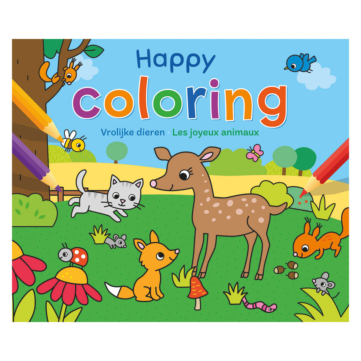 Deltas Happy Coloring - cheerful animals