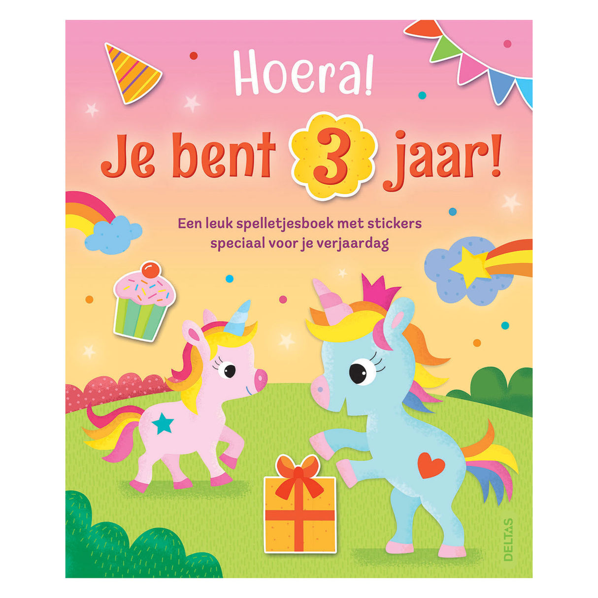 Deltas Hourra! Vous avez 3 ans! licorne