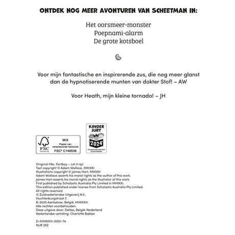 Deltas Furzmann löst es! Super-Fartnado-Kinderbuch