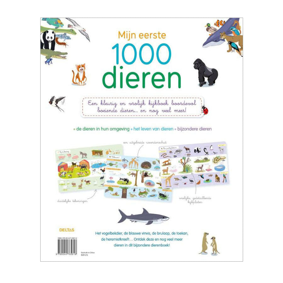 Deltas Mijn eerste 1000 dieren Kijkboek