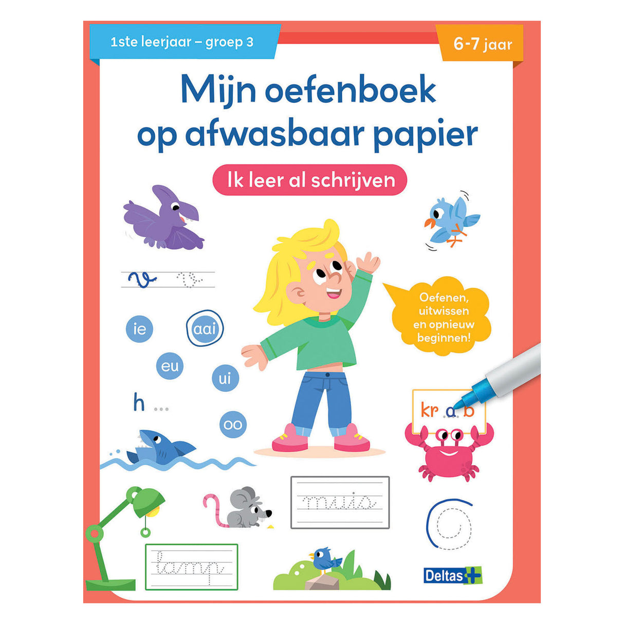 Deltas Schulheft aus waschbarem Papier Ich lerne schon schreiben (6-7 Jahre)