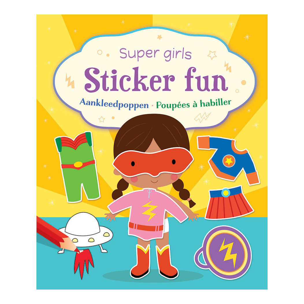 Deltas Super Meedercher sticker Spaass - verkleed Poppen Sticker Buch