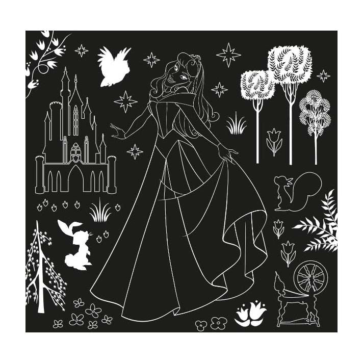 Deltas Disney Rubbelkarten Prinzessin