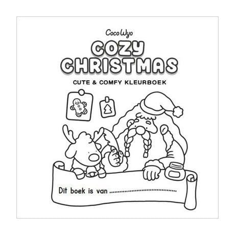 Deltas gemütliches Weihnachten, süßes, gemütliches Malbuch, Coco Wyo