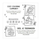 Deltas gemütliches Weihnachten, süßes, gemütliches Malbuch, Coco Wyo