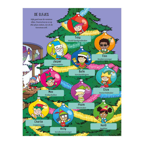 Deltas, wo sind die Weihnachtselfen? Schauen Sie sich das Suchbuch an