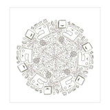 Deltas Kawaii-Mandala-Malspaß
