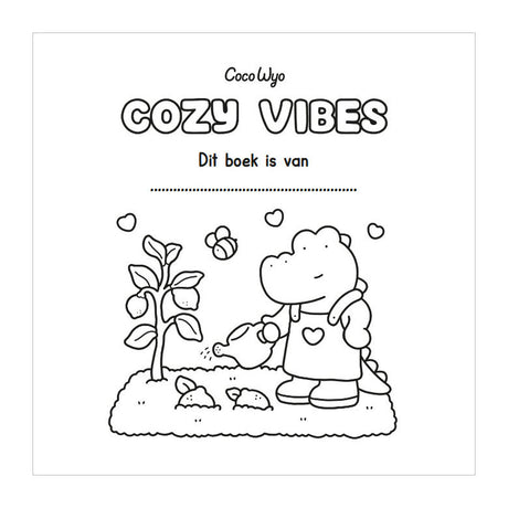 Deltas cozy vibes cute comfy kleurboek coco wyo