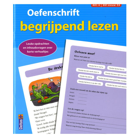 Deltas üben Notebook-Leseverständnis AVI E4