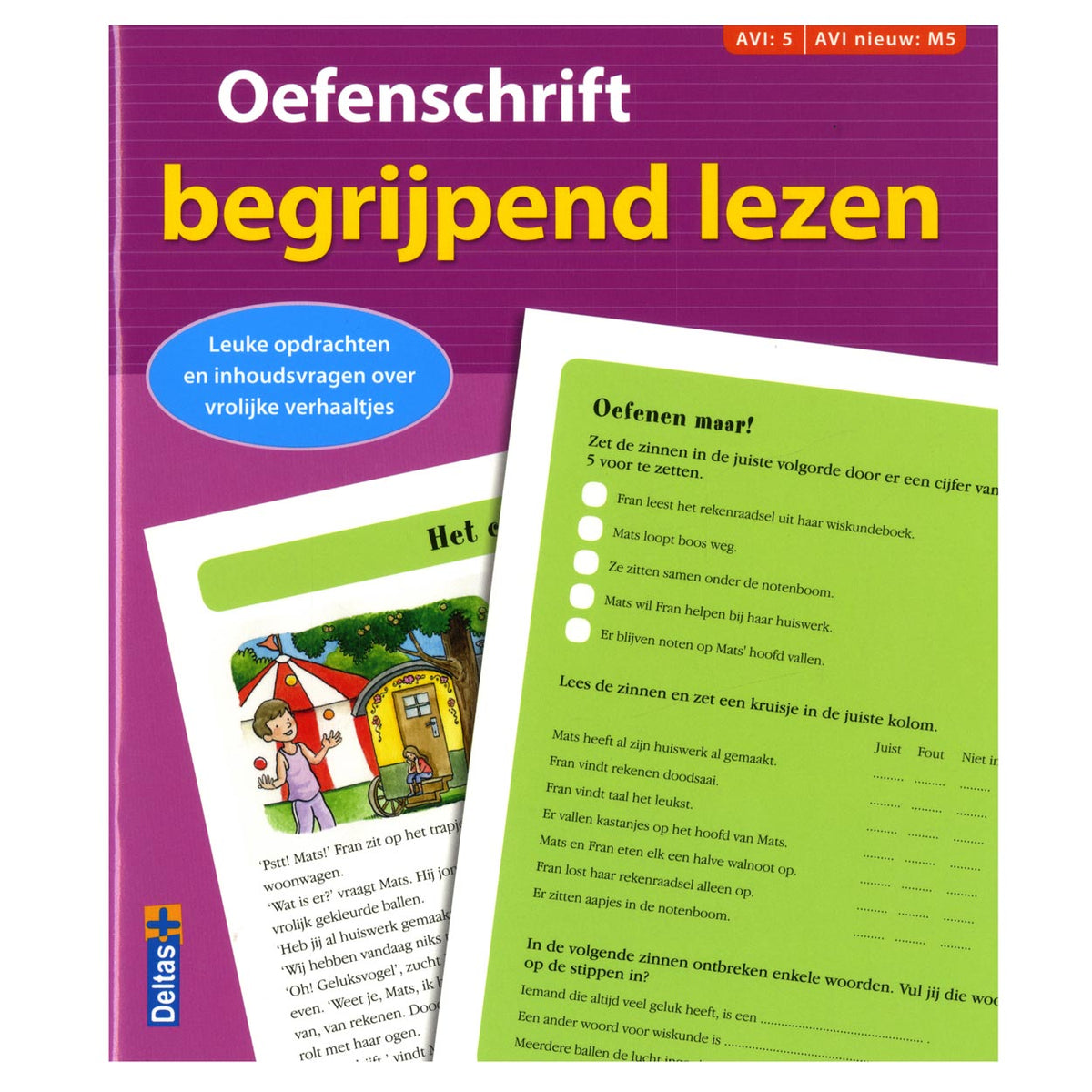 Deltas üben Notebook-Leseverständnis AVI M5