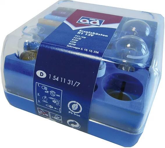 Werbelampenbox Autolampen 12V H1
