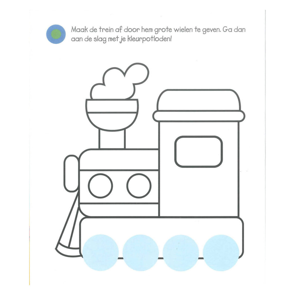 Deltas superspaßiges Mal- und Stickerbuch (2–4 Jahre)