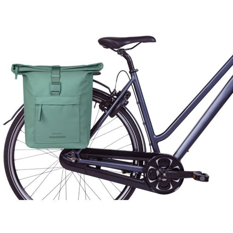 Basil Doppelte Fahrradtasche Brooklyn Mik 41l 14 x 30 x 37 cm – grün