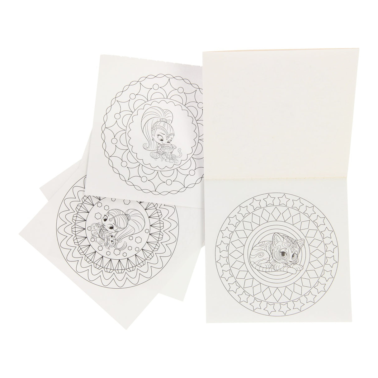 Schimmerndes Mini-Mandala-Malbuch