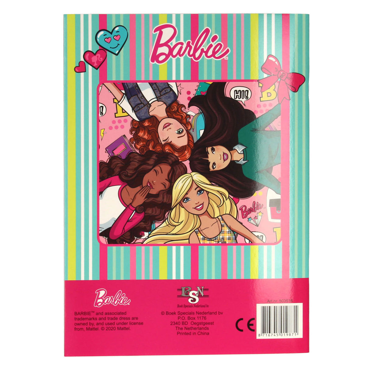 Boek specials nederland bv barbie colorio kleurboek