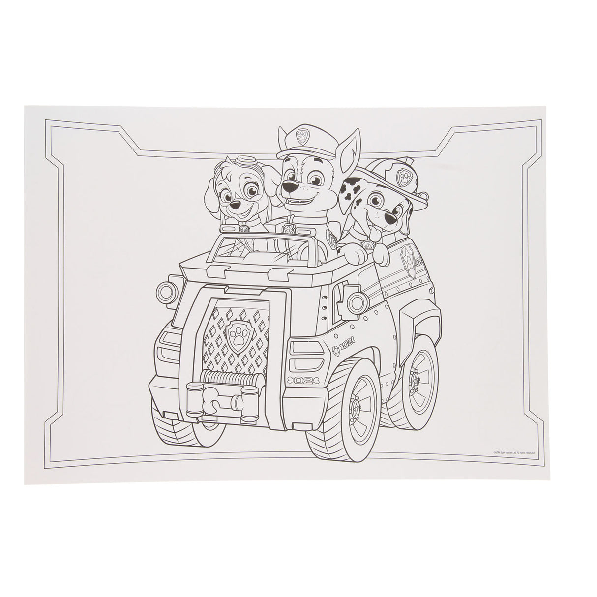 Paw Patrol Placemat Law Paw Patrol