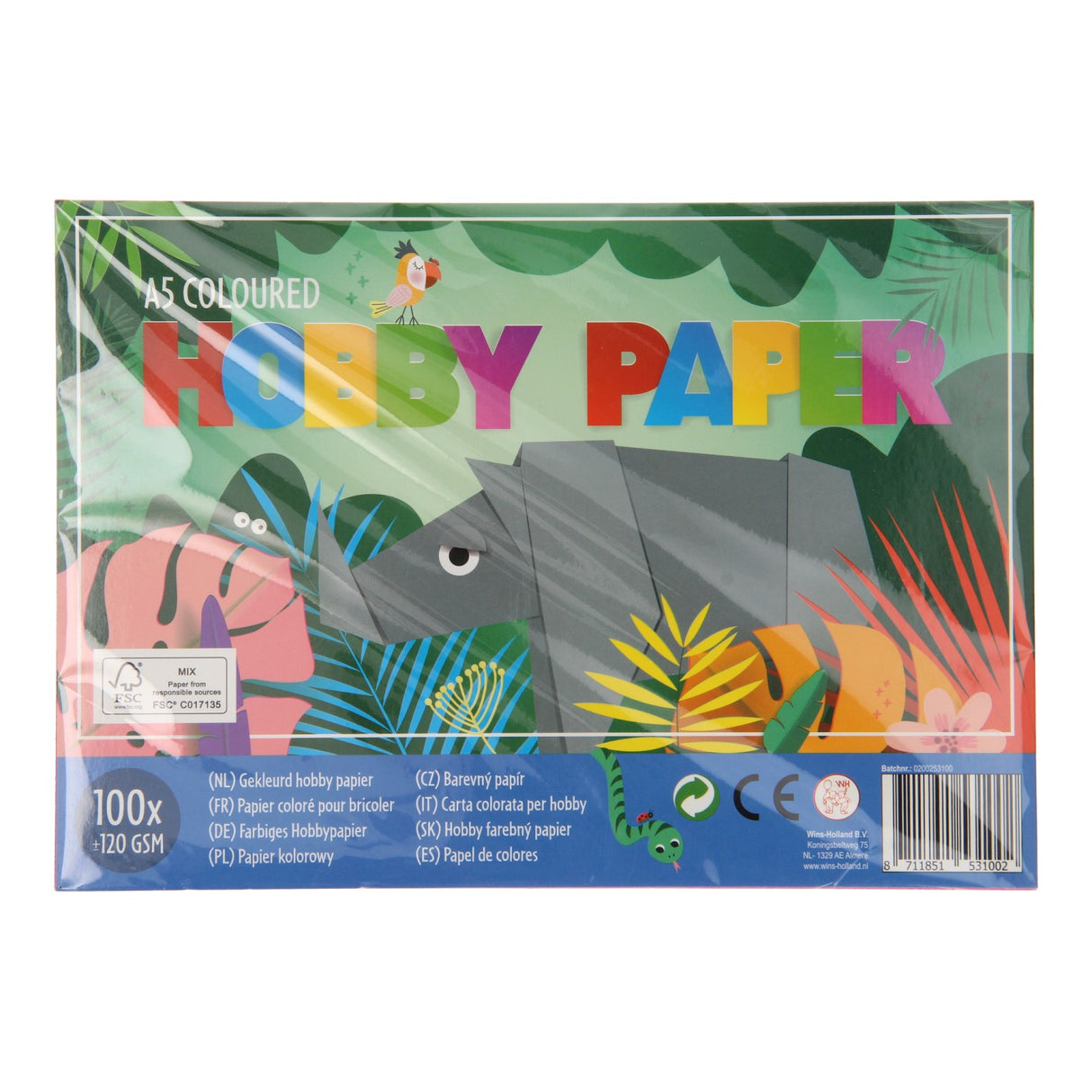 - Hobby Paper Junior A5 Papier 100 Stück