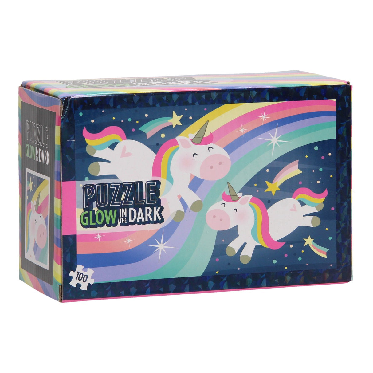 Linia Puzzle Glow in the Dark - Eenhoorn, 100..