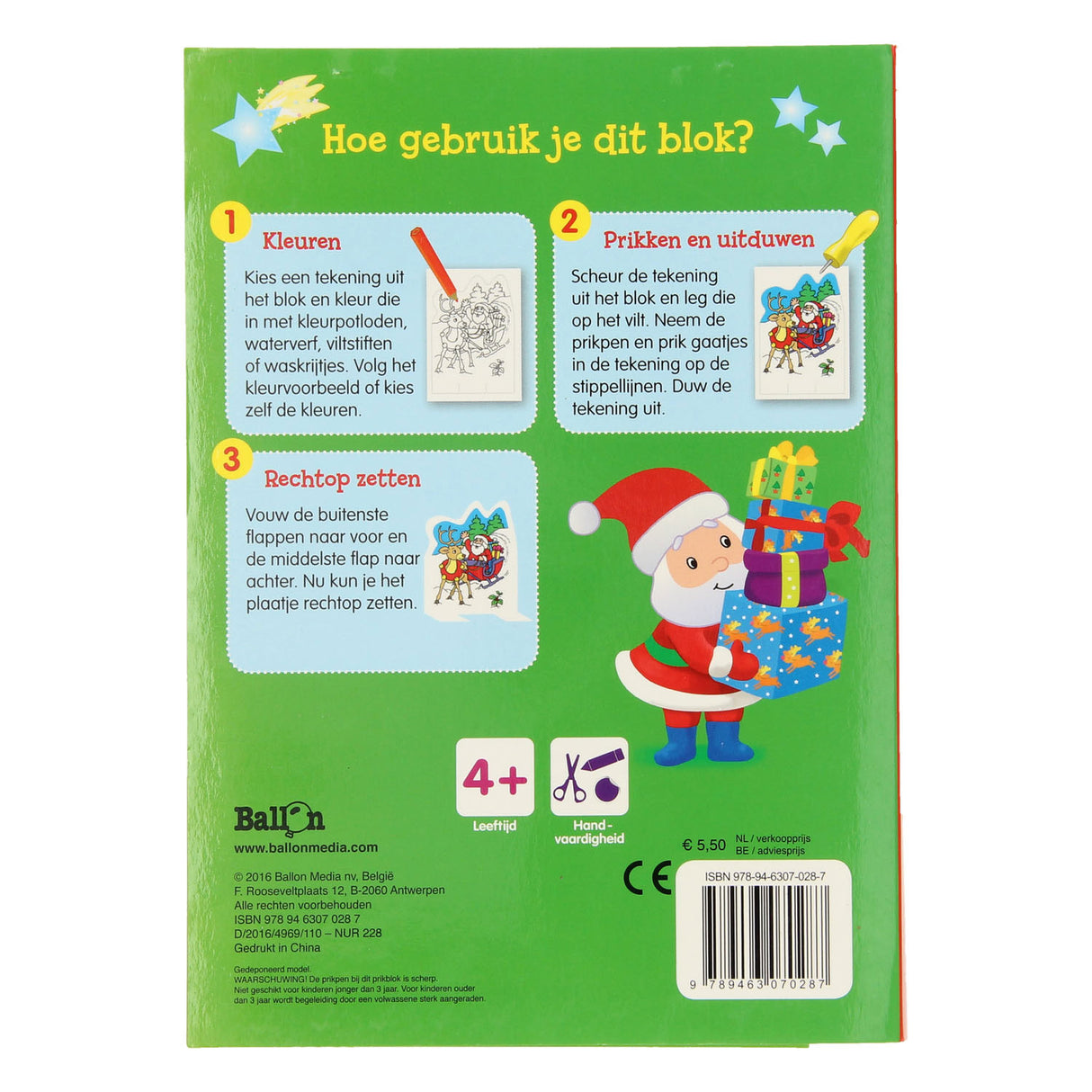 Book Specials Nederland bv Colors Prikblok Christmas