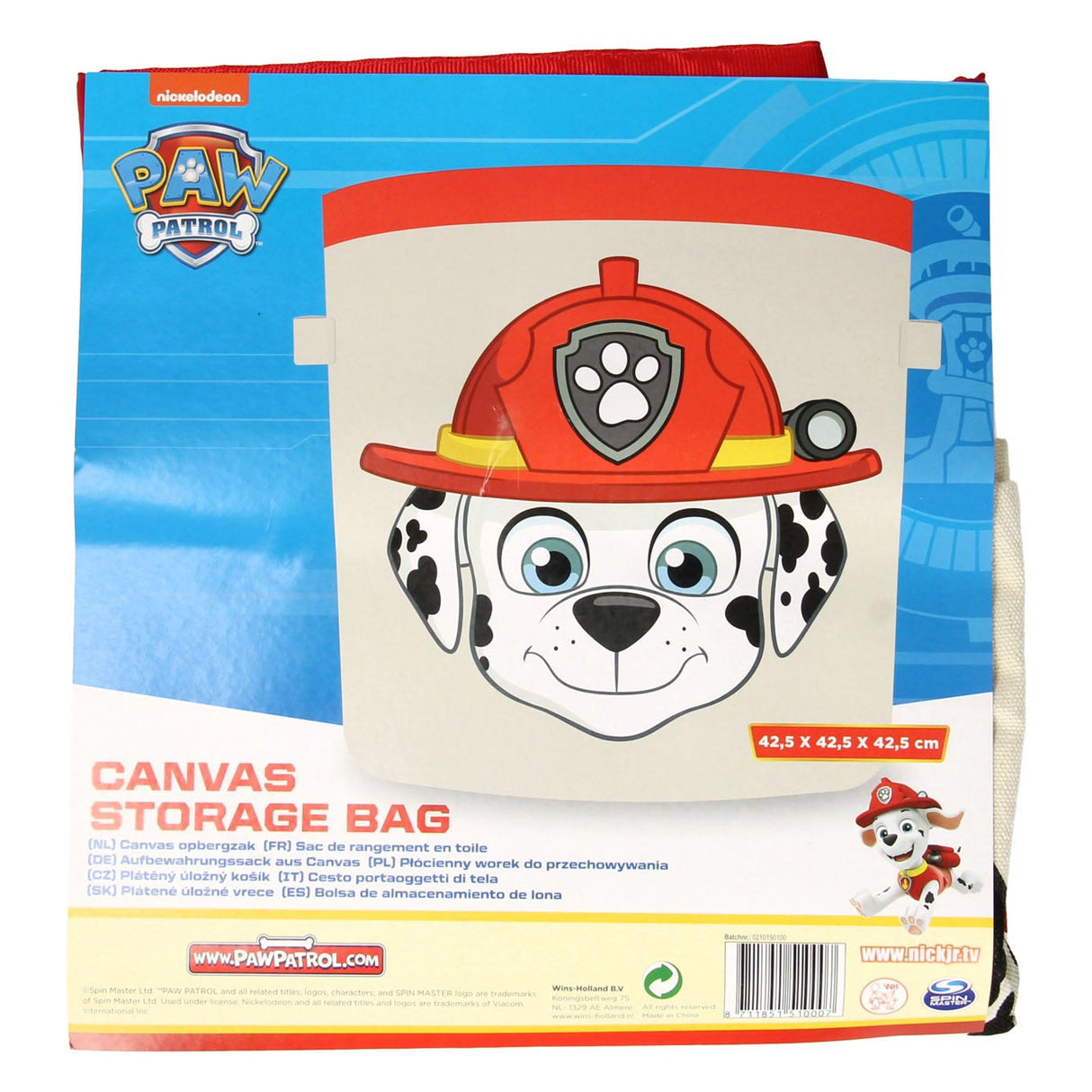 Wins Holland Canvas Späicheren Bag Paw Pattol